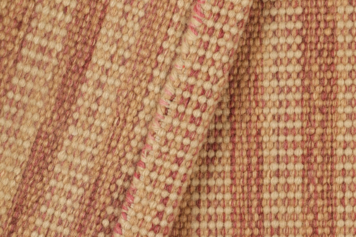 Scandinavian Flatweave Custom Rug Sample, Striped