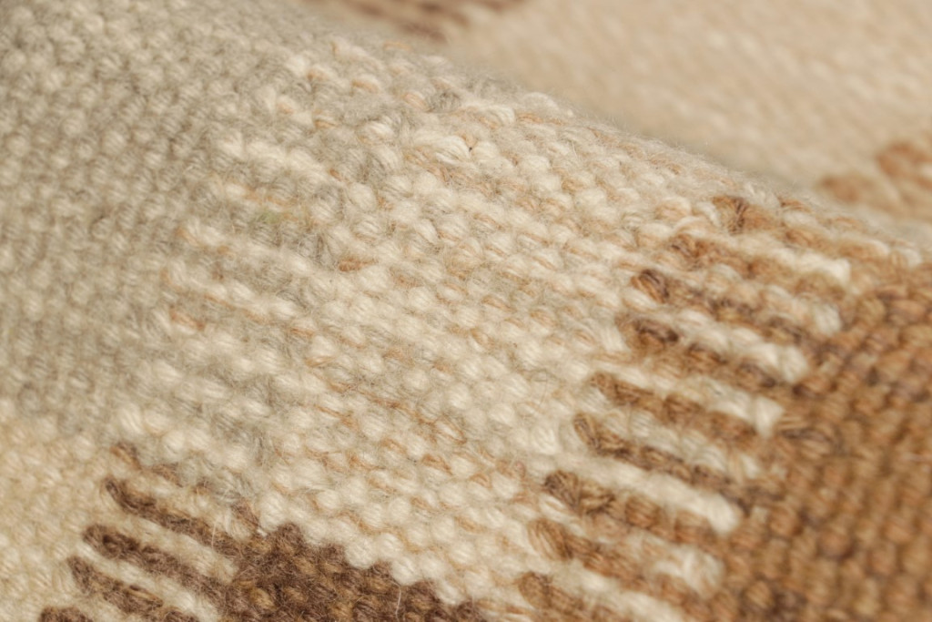 Swedish Flatweave Scandinavian Custom Rug Sample, Geometric
