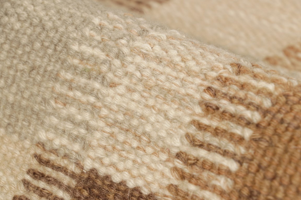 Swedish Flatweave Scandinavian Custom Rug Sample, Geometric