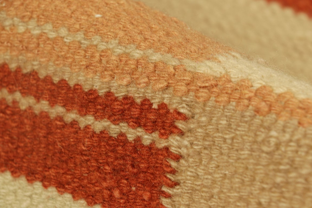 Swedish Flatweave Scandinavian Custom Rug Sample, Striped