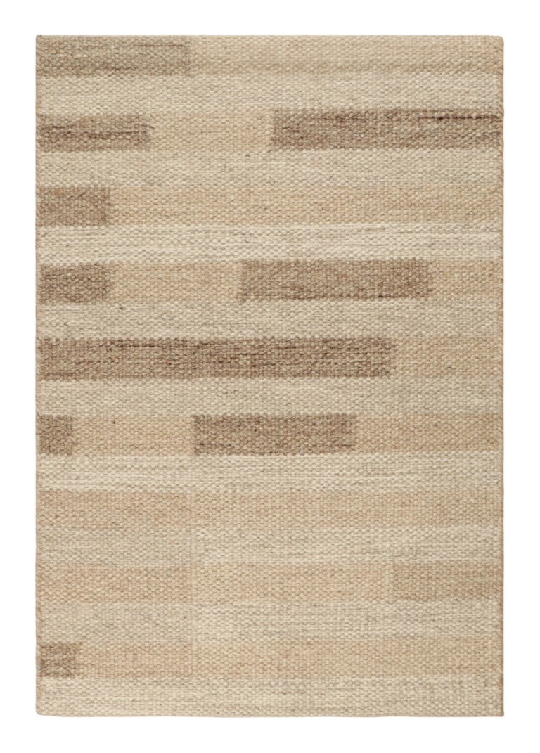 Scandinavian Flatweave Custom Rug Sample, Striped