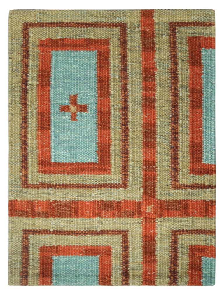 Scandinavian Flatweave Custom Rug Sample, Geometric