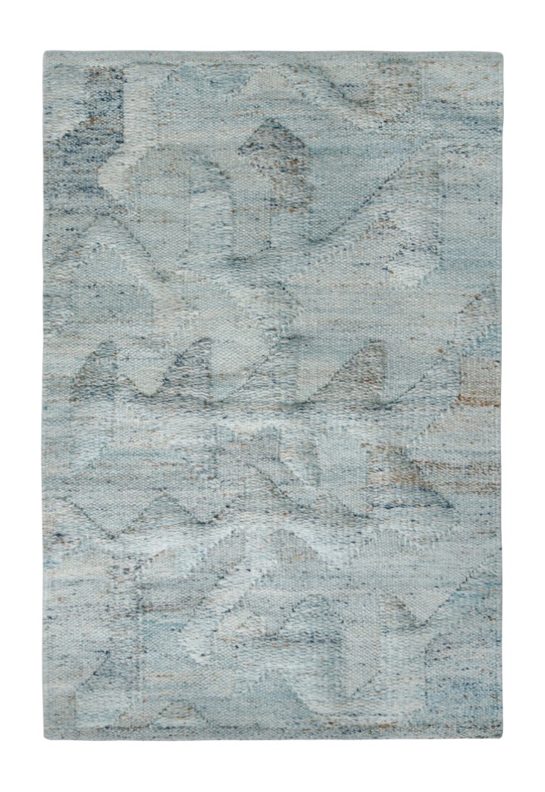 Swedish Flatweave Scandinavian Outdoor Custom Rug Sample, Geometric