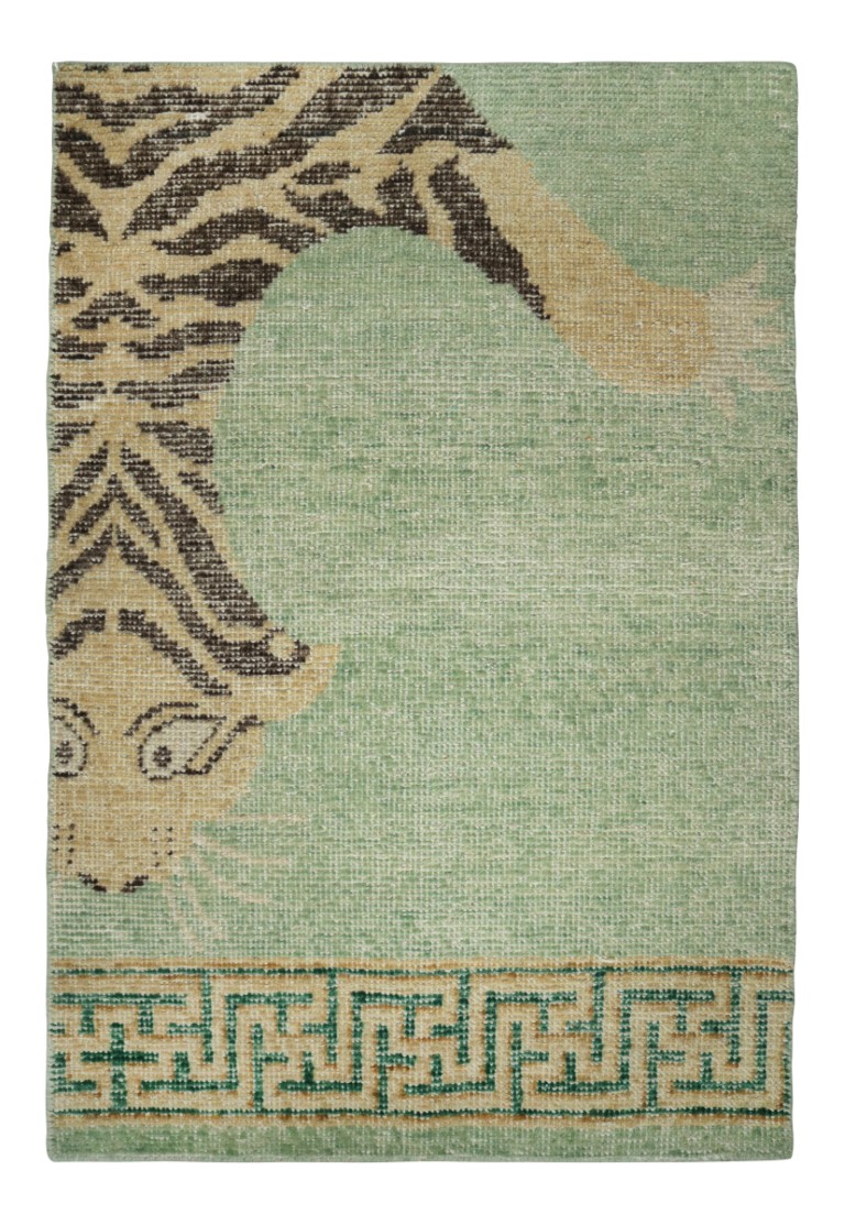 Custom Tiger Custom Rug Sample