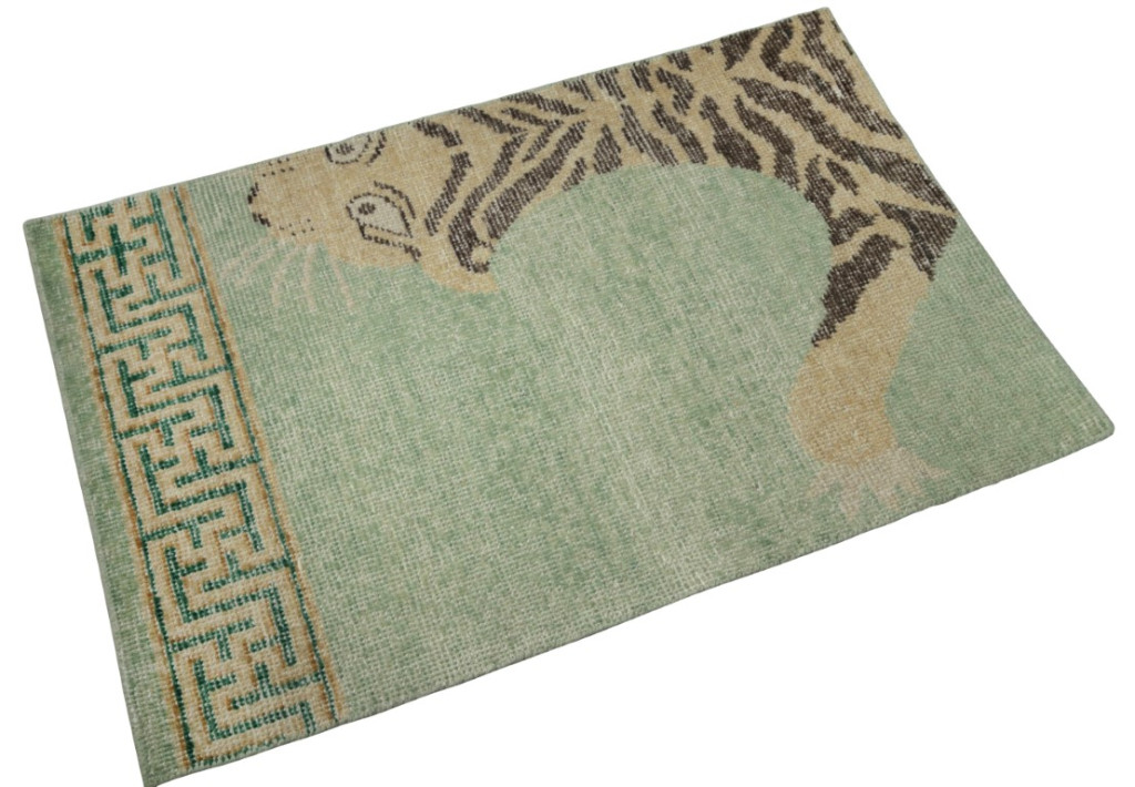 Custom Tiger Custom Rug Sample