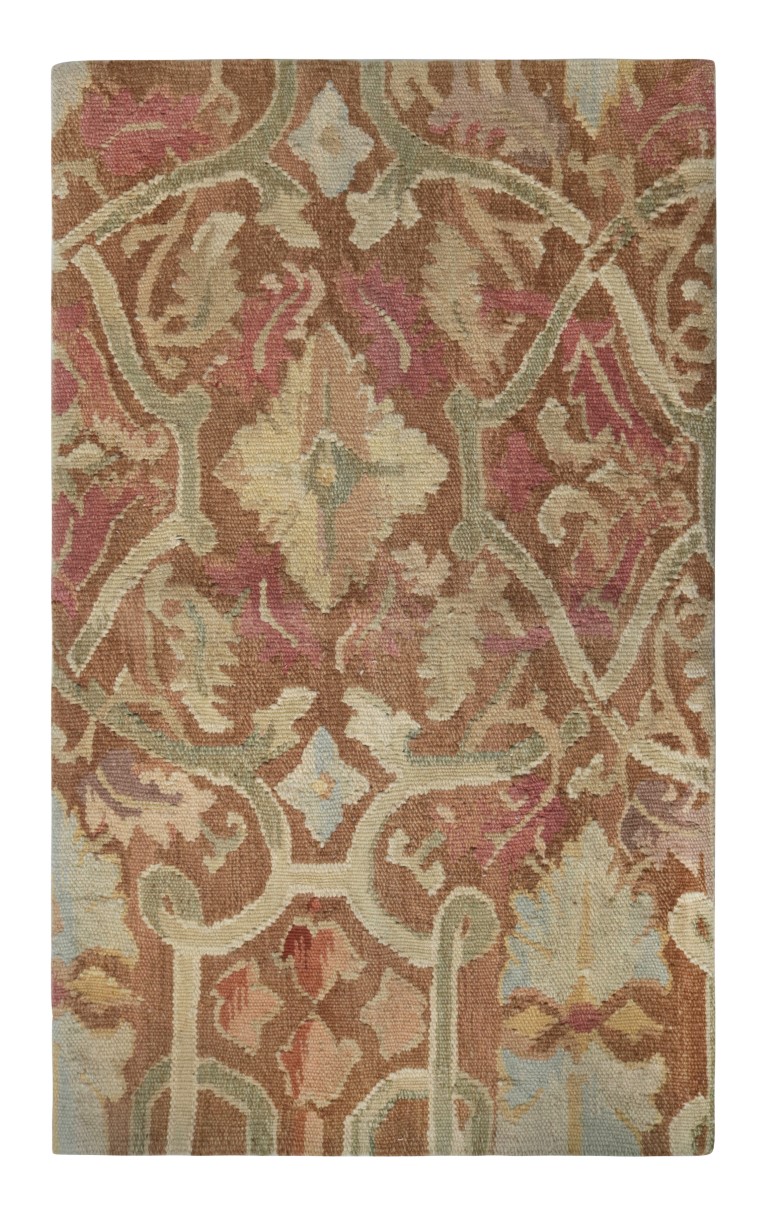 Aubusson Custom Rug Floral Sample