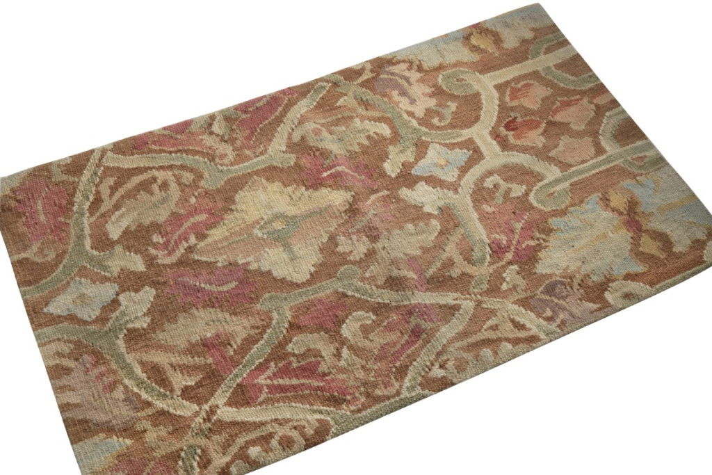 Aubusson Custom Rug Floral Sample