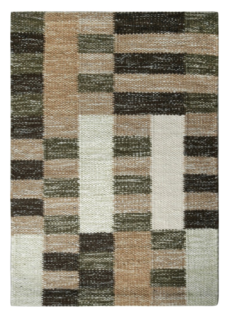 Scandinavian Flatweave Custom Rug Sample, Geometric