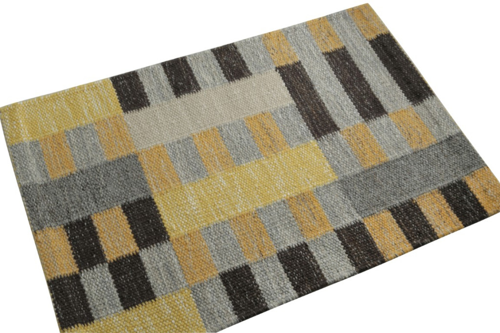 Scandinavian Flatweave Custom Rug Sample, Geometric