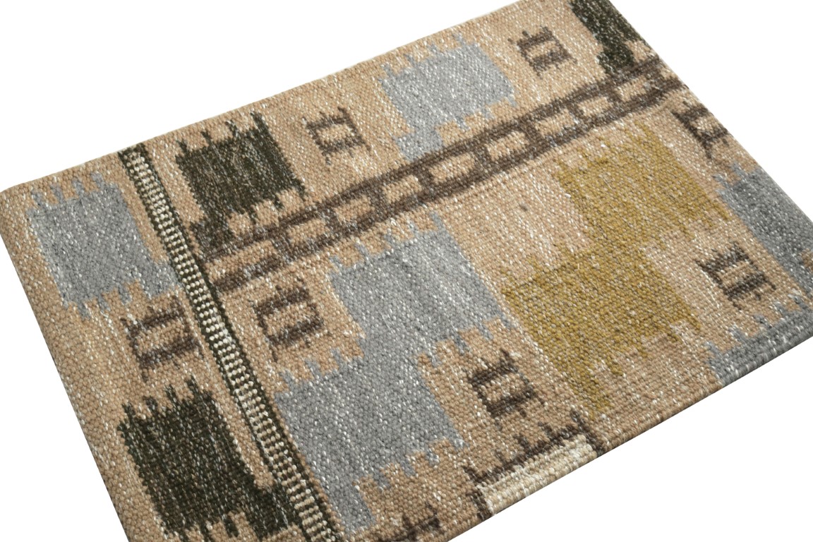Scandinavian Flatweave Custom Rug Sample, Geometric