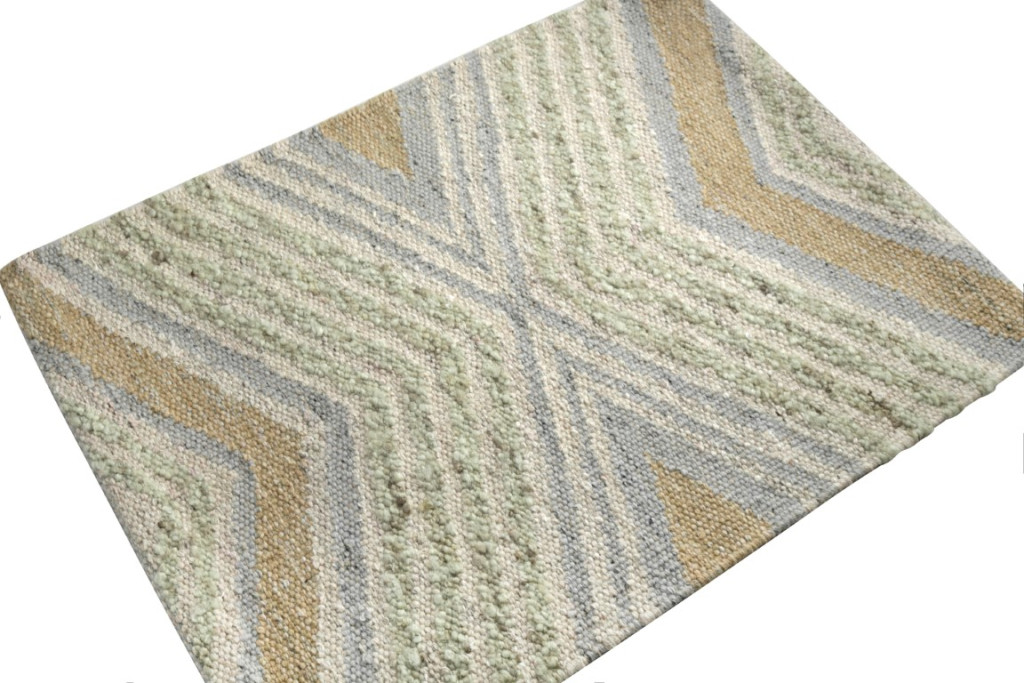Scandinavian Flatweave Custom Rug Sample, Geometric