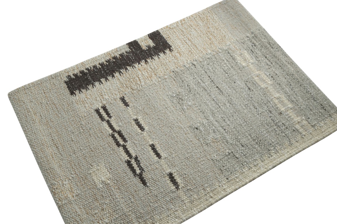 Scandinavian Flatweave Custom Rug Sample, Geometric
