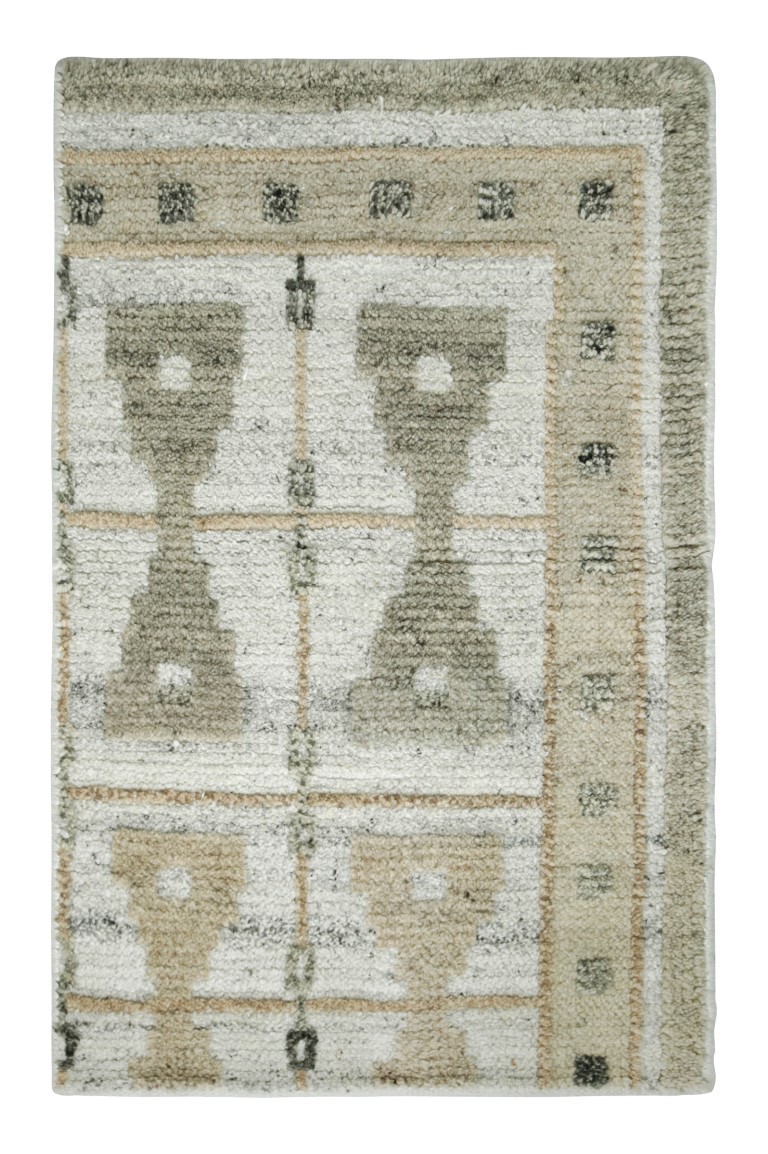 Scandinavian Flatweave Custom Rug Sample, Striped