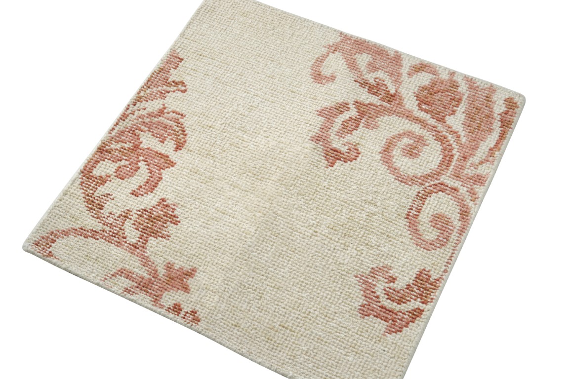 Modern Floral Custom Rug Sample