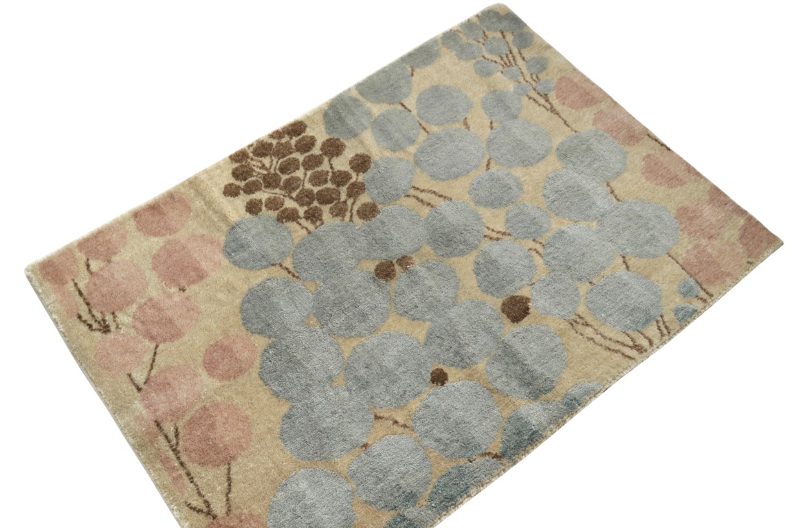 Modern Floral Custom Rug Sample