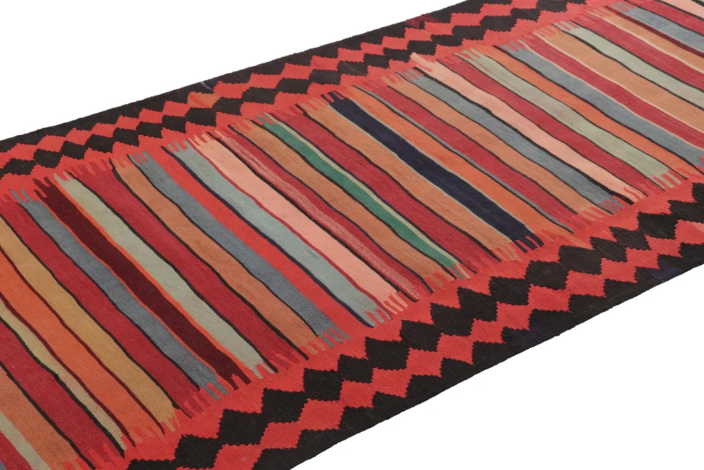 Vintage Shahsavan Striped Kilim