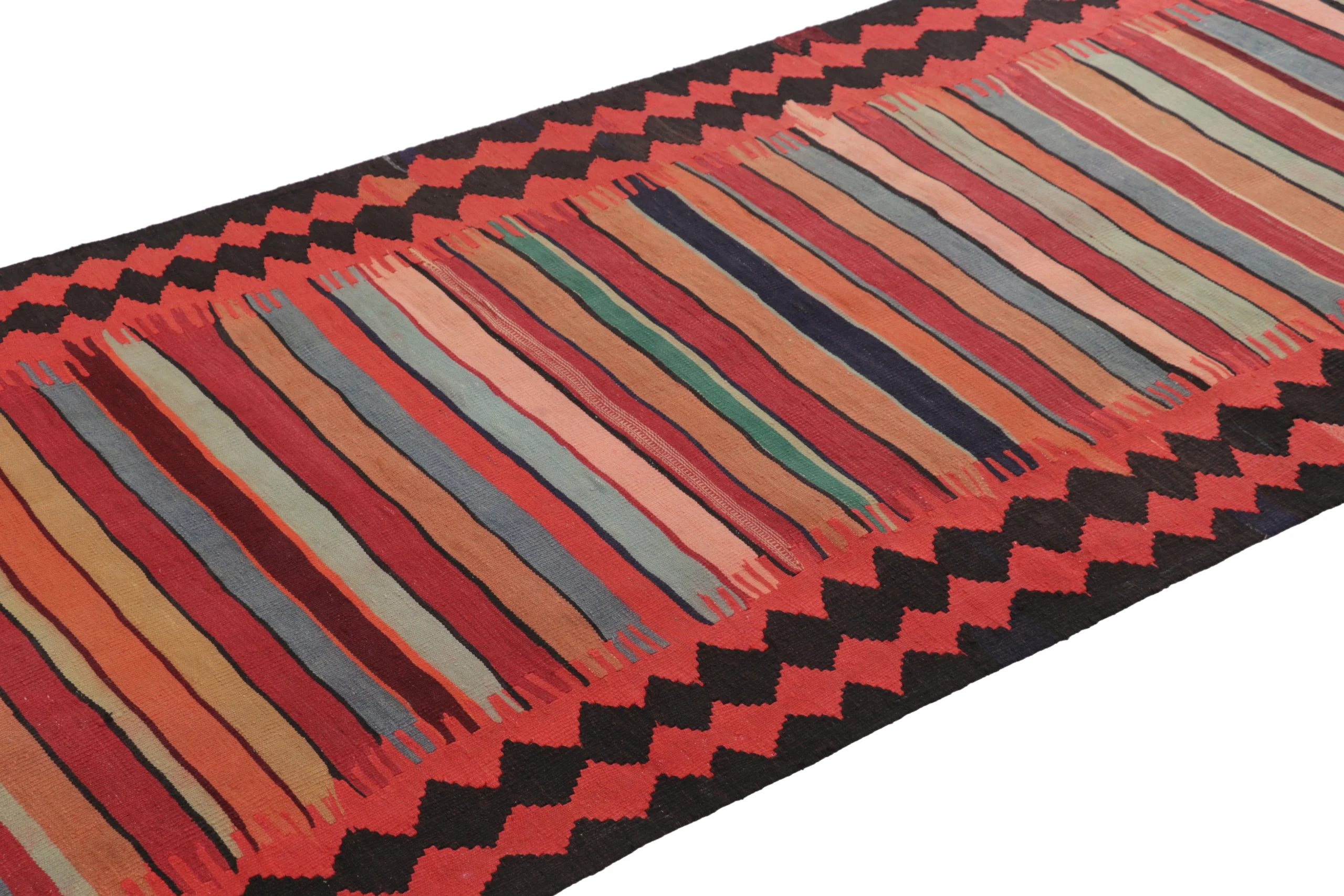 Vintage Shahsavan Striped Kilim