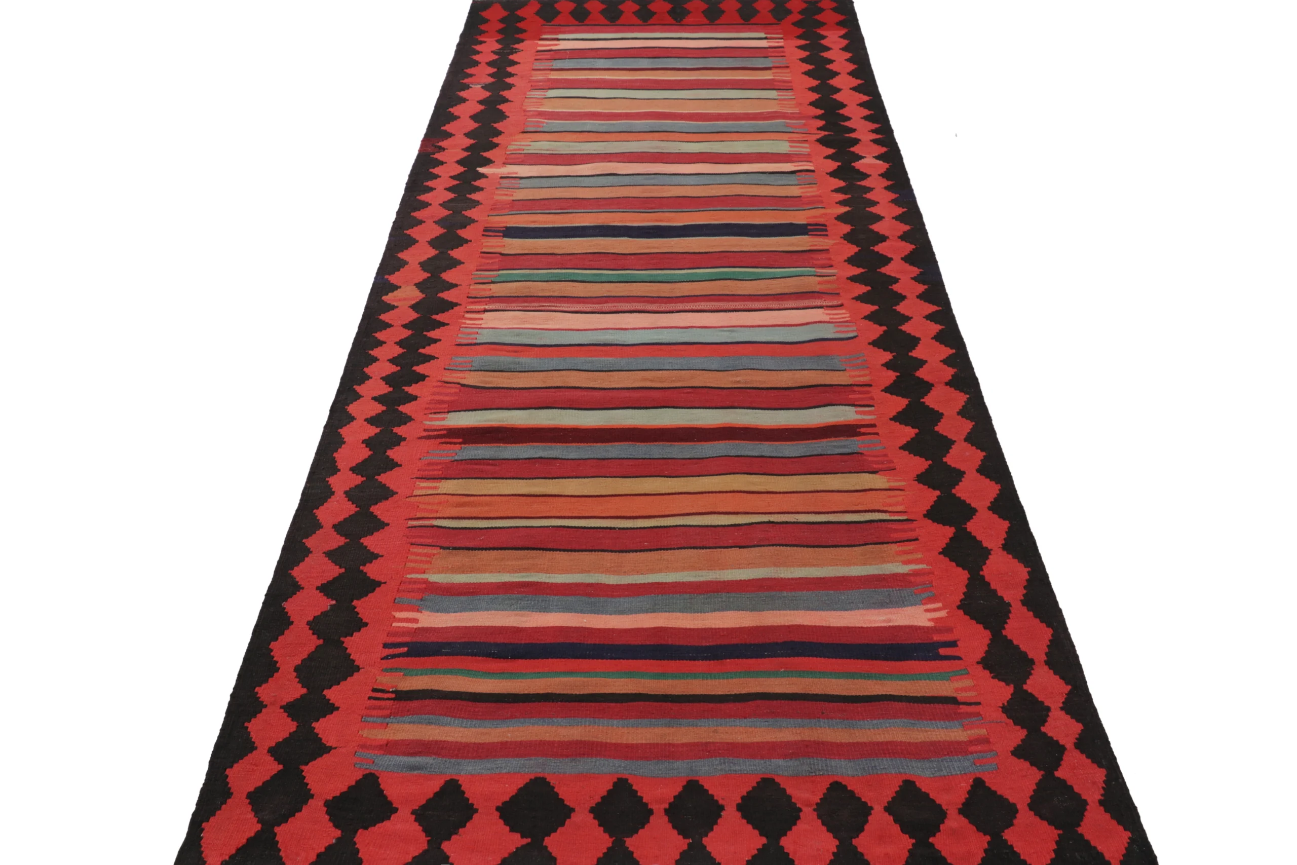 Vintage Shahsavan Striped Kilim
