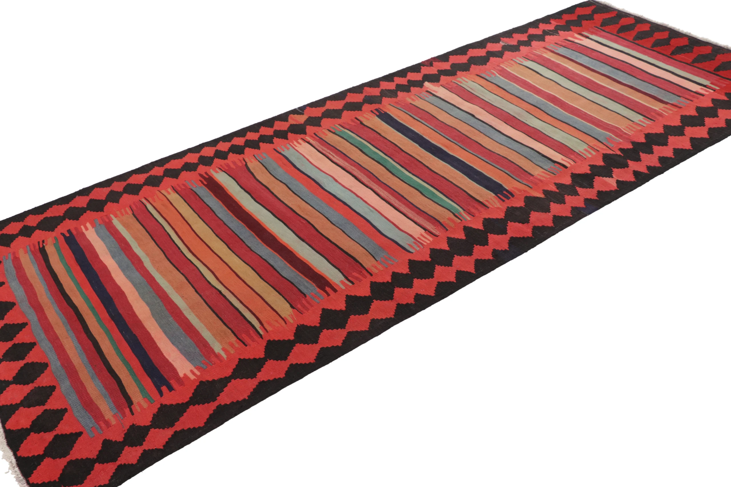 Vintage Shahsavan Striped Kilim