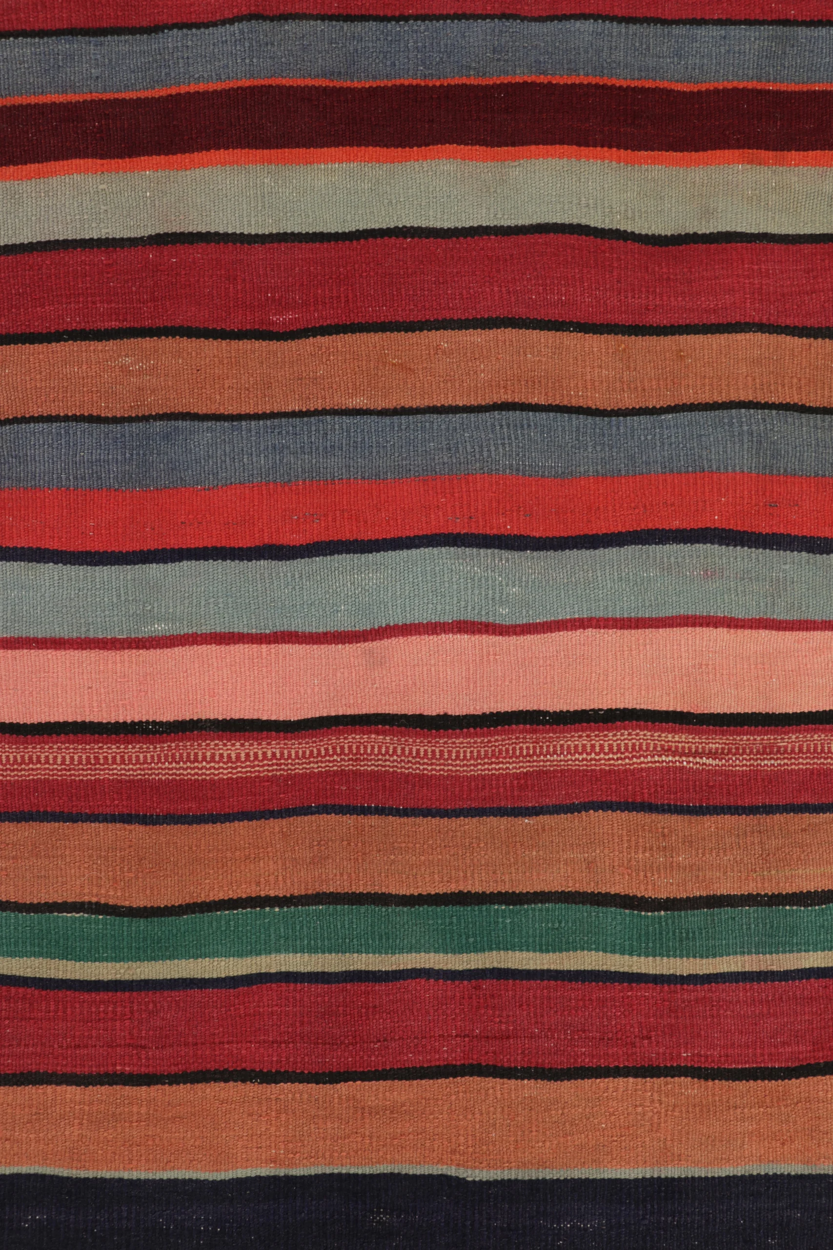 Vintage Shahsavan Striped Kilim