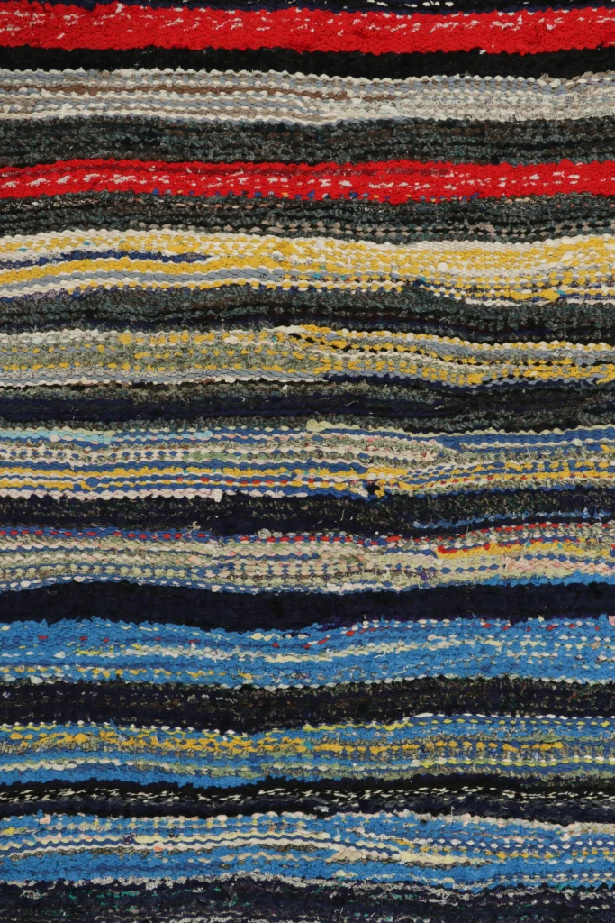 Vintage Shahsavan Striped Kilim
