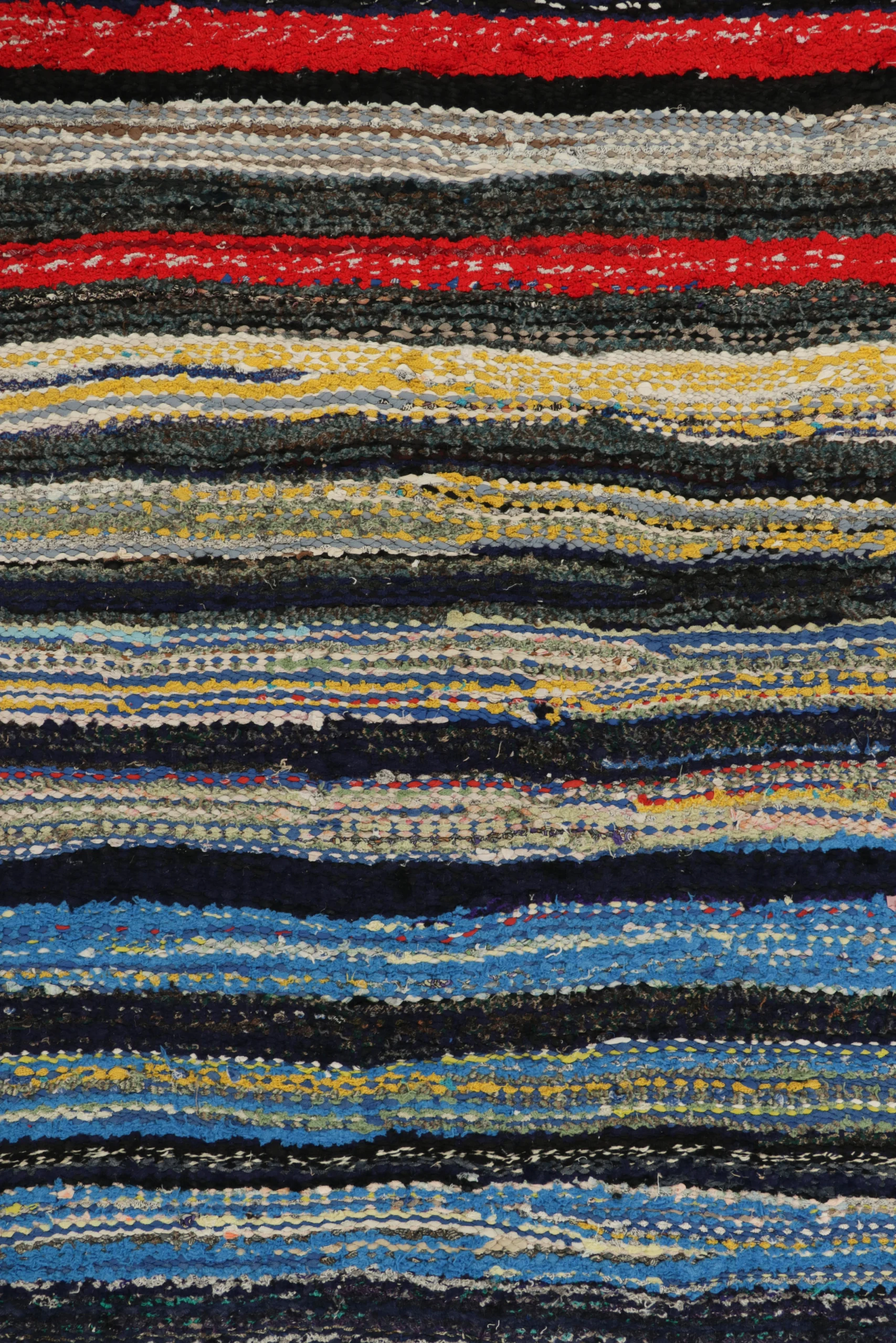 Vintage Shahsavan Striped Kilim