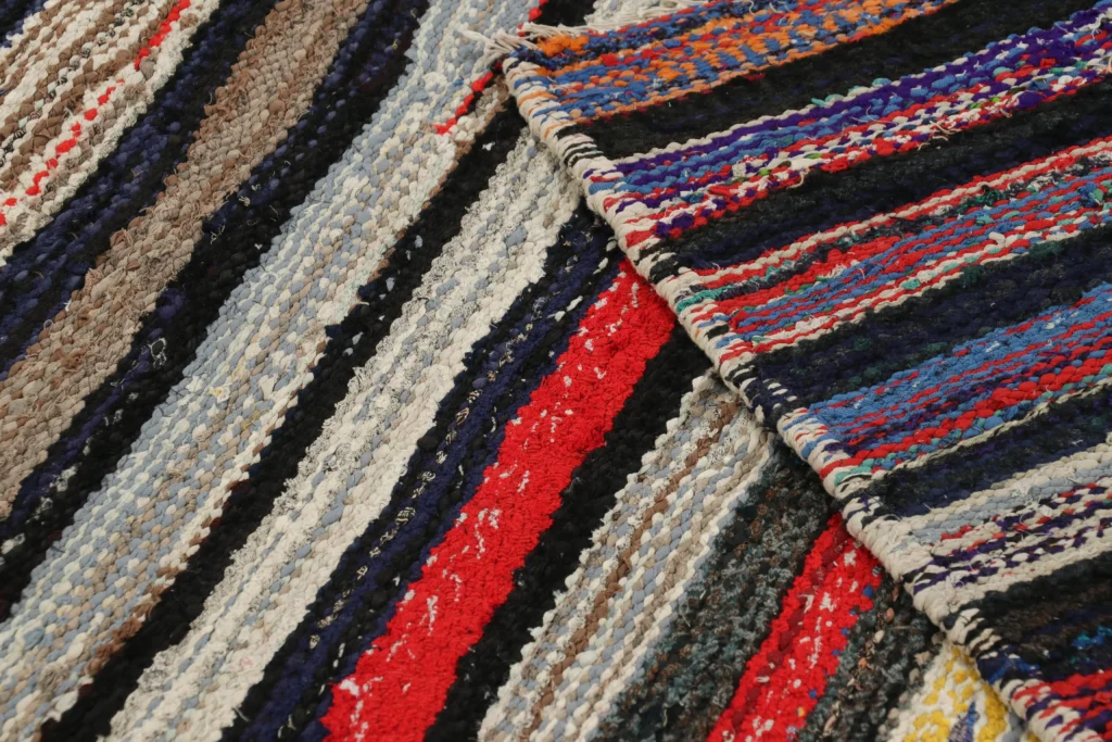 Vintage Shahsavan Striped Kilim