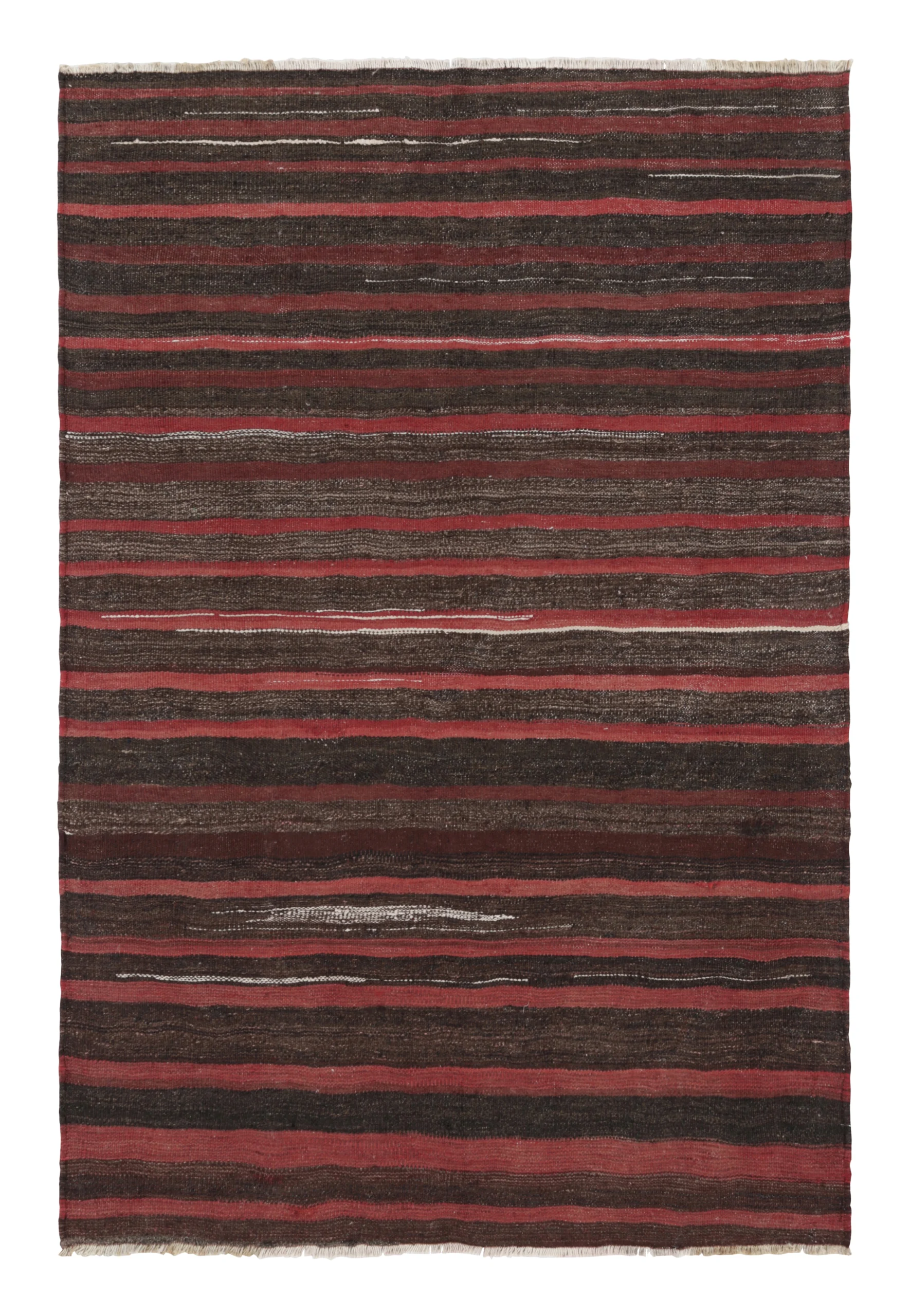 Vintage Shahsavan Striped Kilim