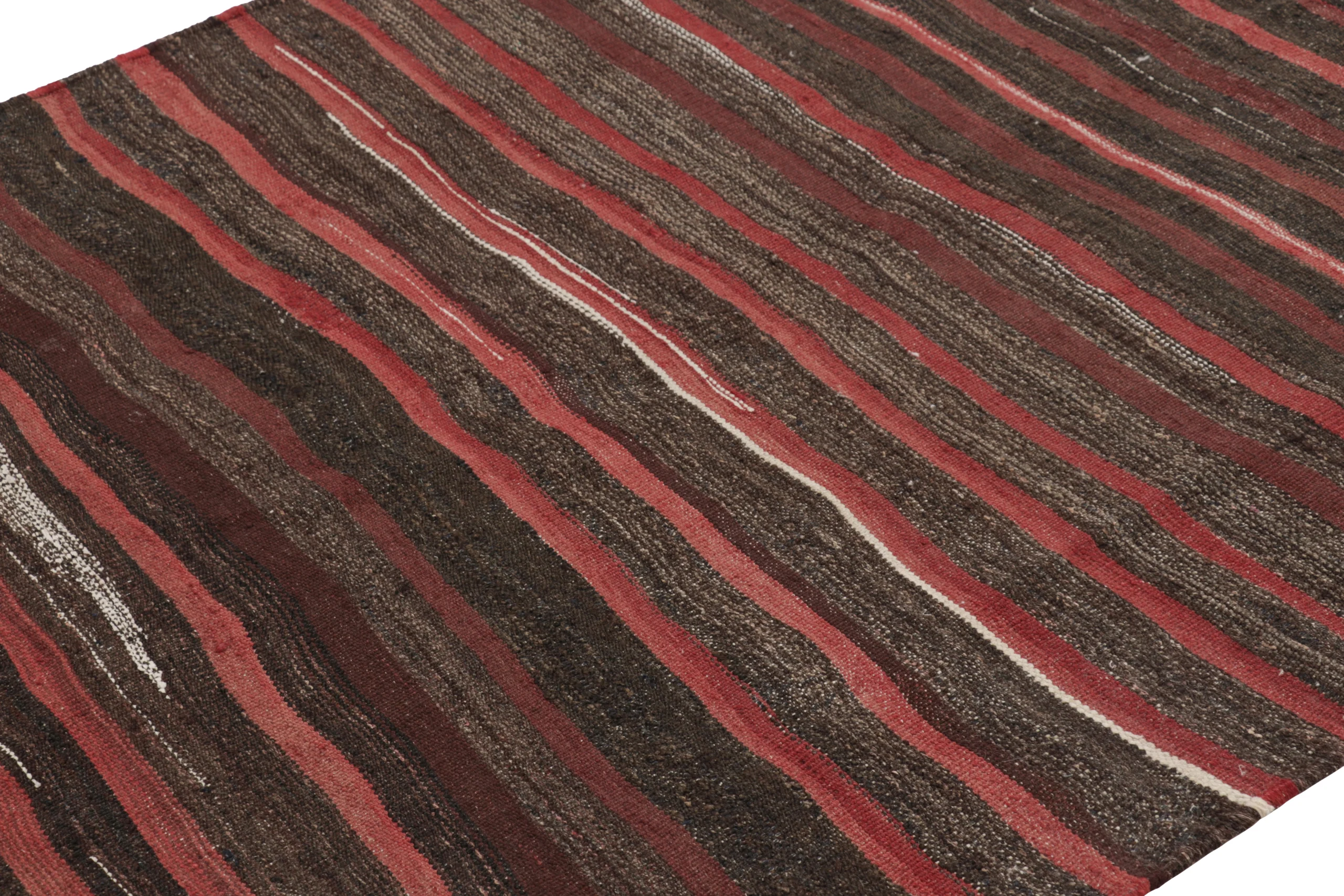 Vintage Shahsavan Striped Kilim