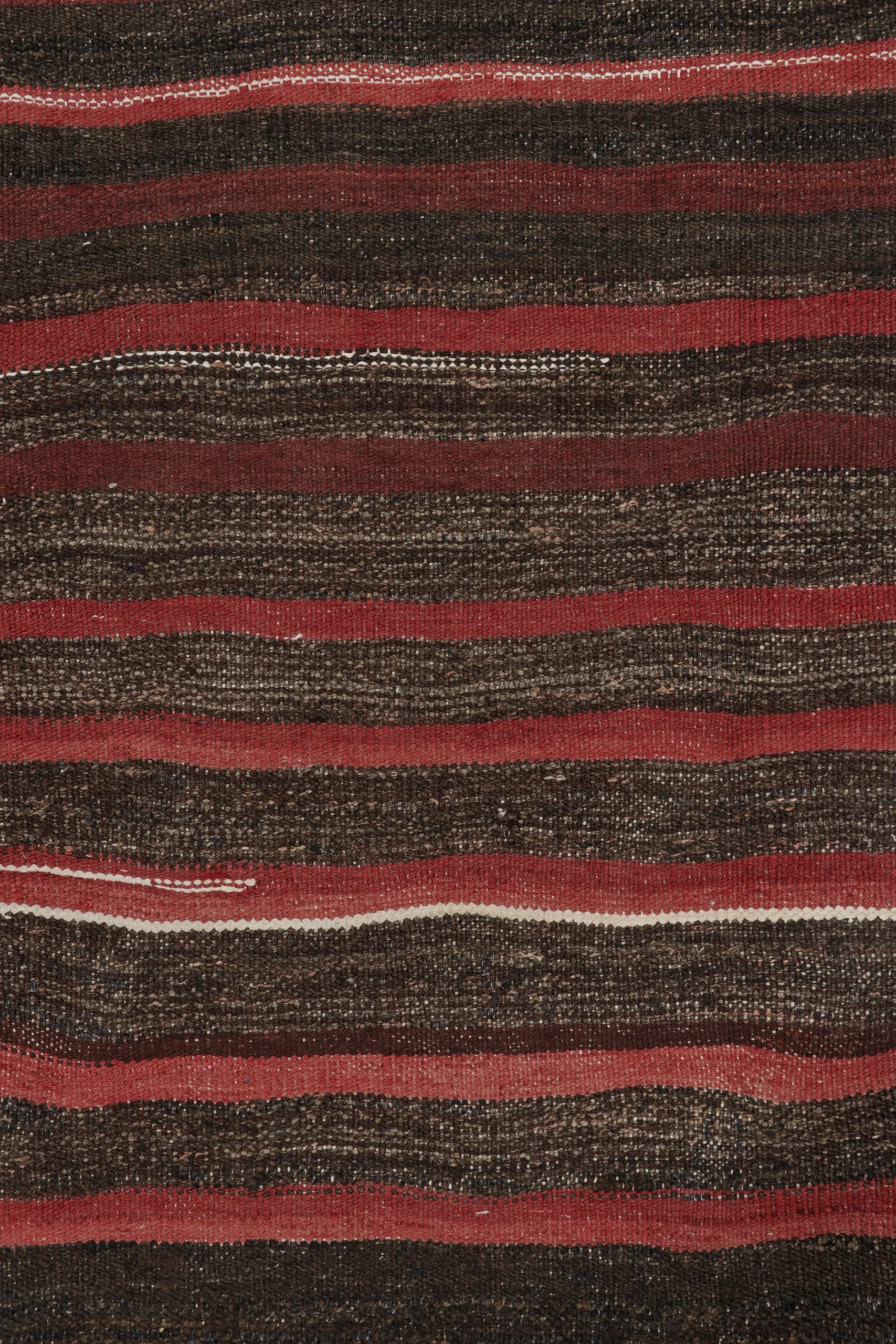 Vintage Shahsavan Striped Kilim
