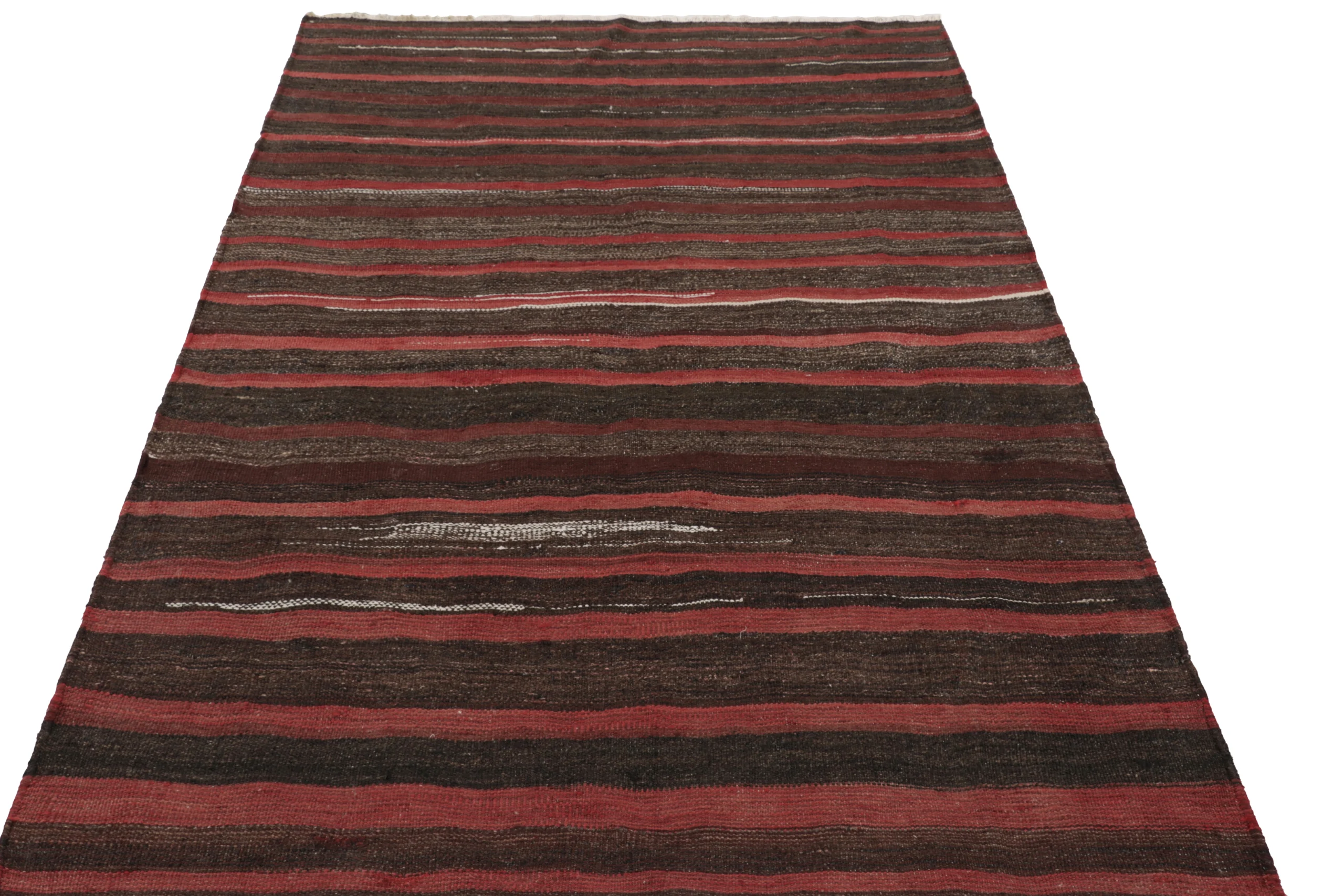 Vintage Shahsavan Striped Kilim