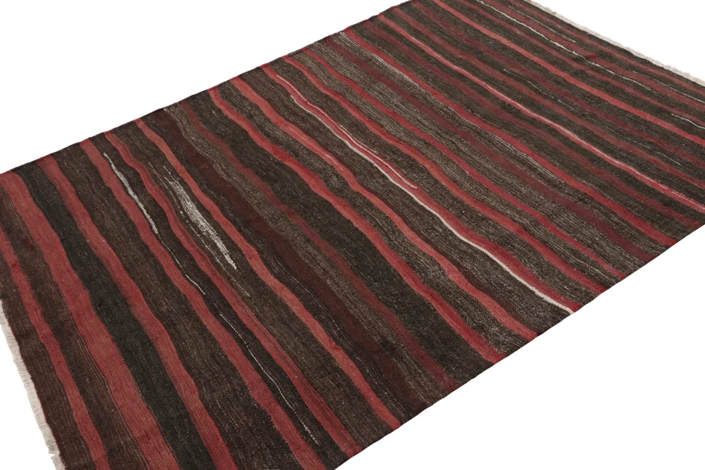 Vintage Shahsavan Striped Kilim