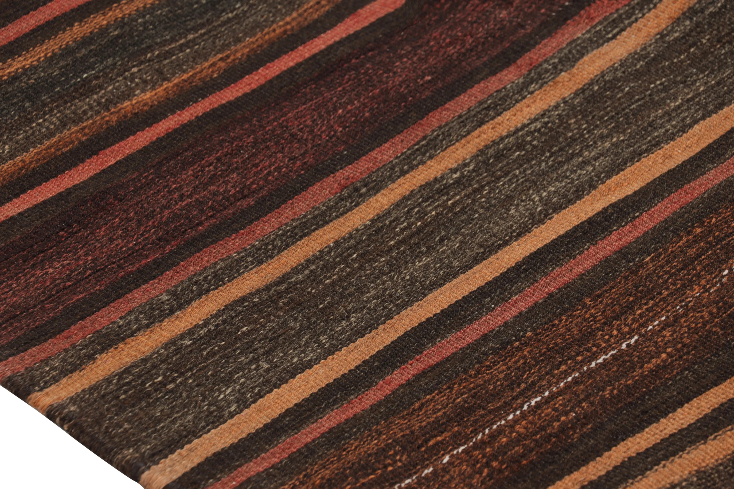 Vintage Shahsavan Striped Kilim