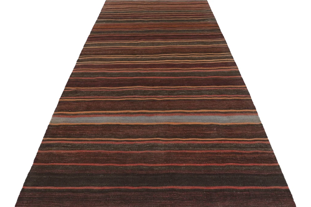 Vintage Shahsavan Striped Kilim