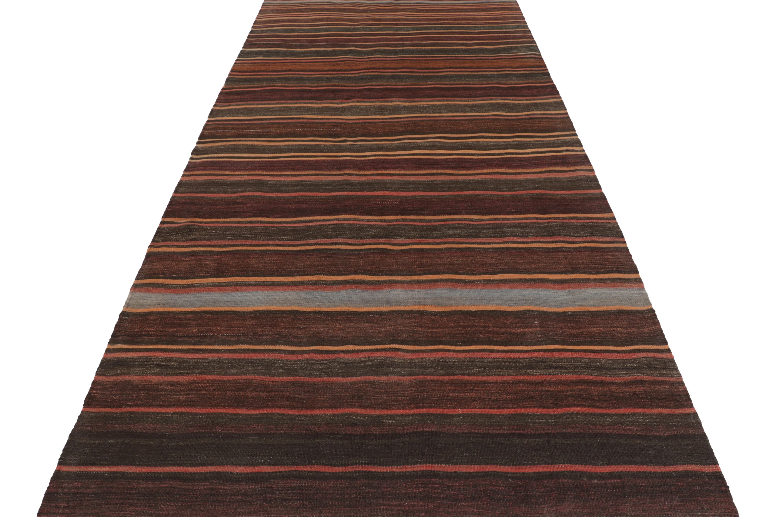 Vintage Shahsavan Striped Kilim