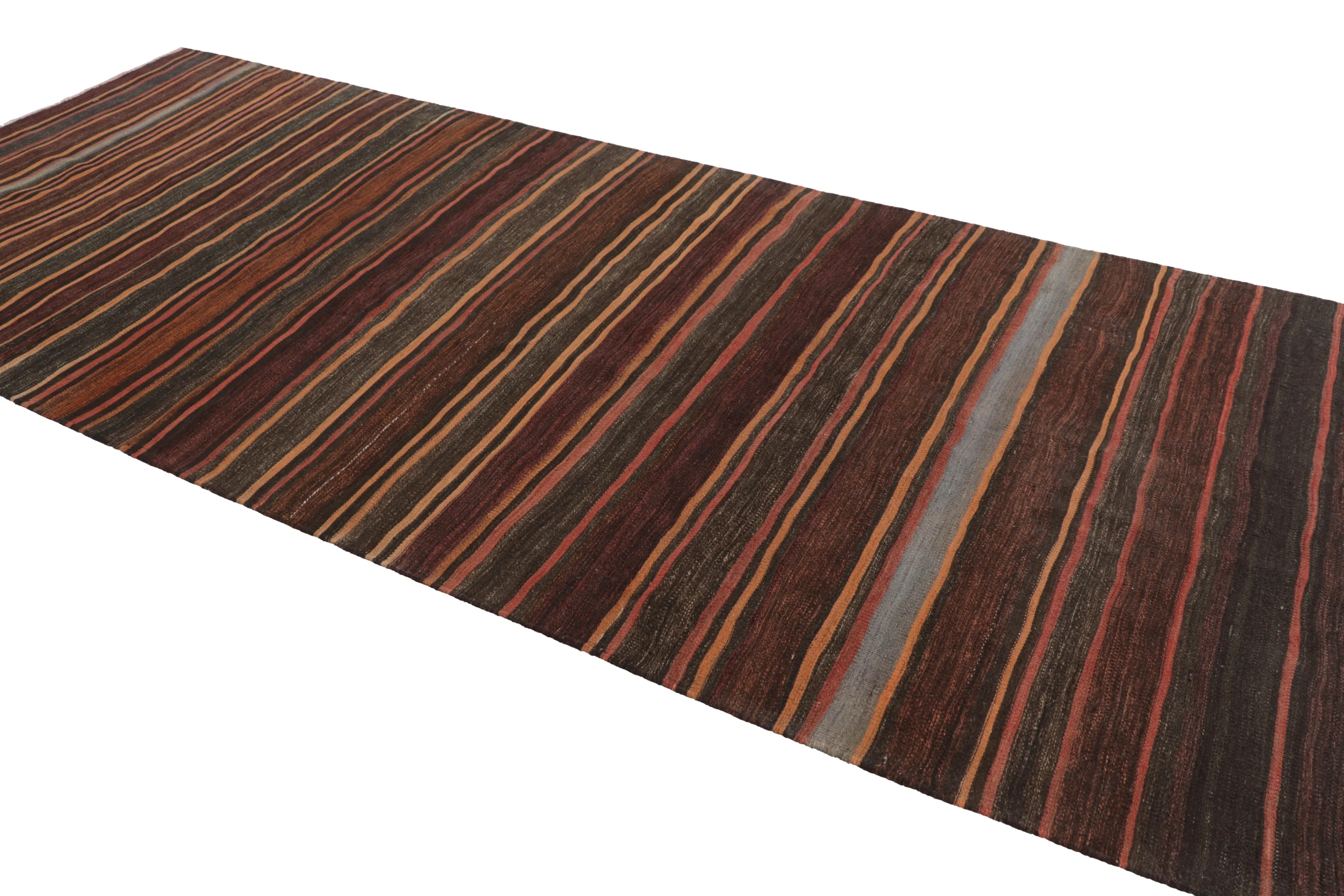 Vintage Shahsavan Striped Kilim