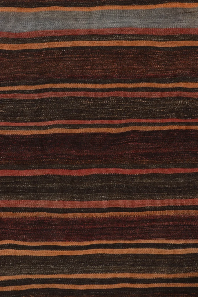 Vintage Shahsavan Striped Kilim