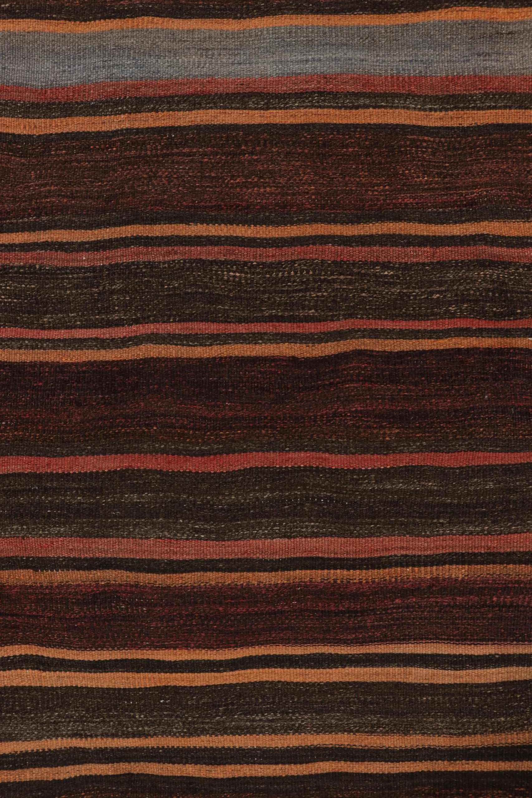 Vintage Shahsavan Striped Kilim