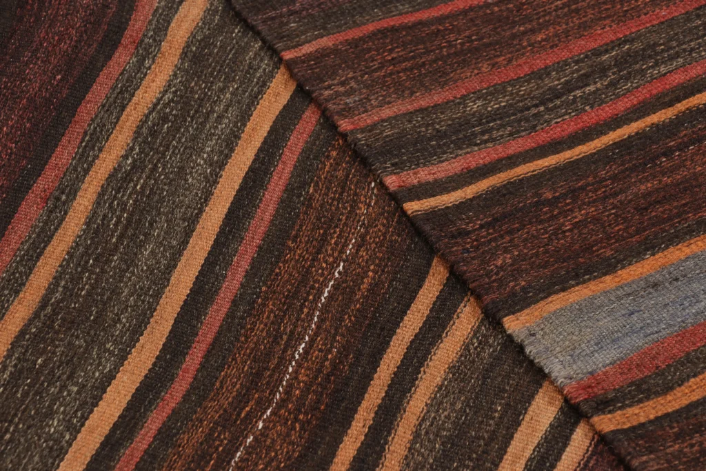 Vintage Shahsavan Striped Kilim