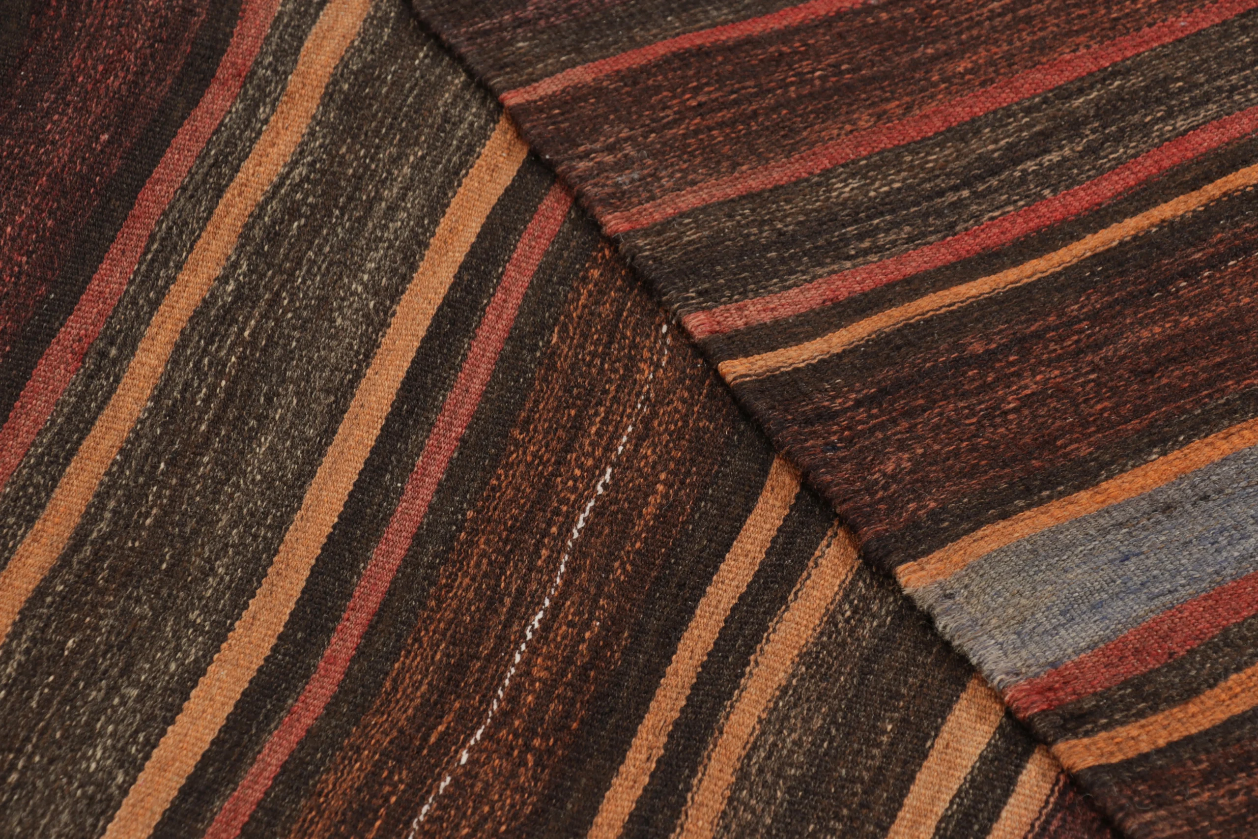 Vintage Shahsavan Striped Kilim
