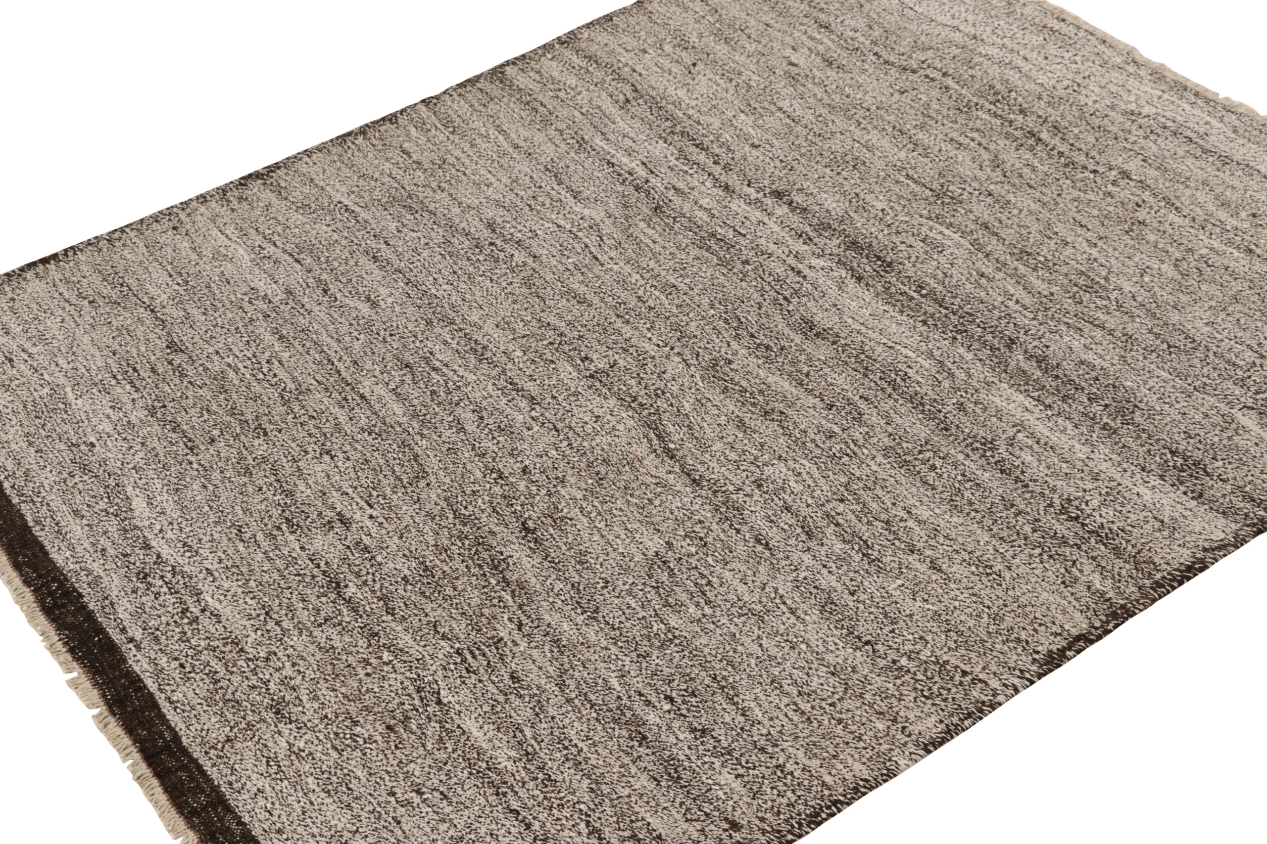 Vintage Shahsavan Striped Kilim