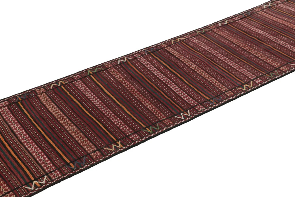 Vintage Ghochan Striped Kilim