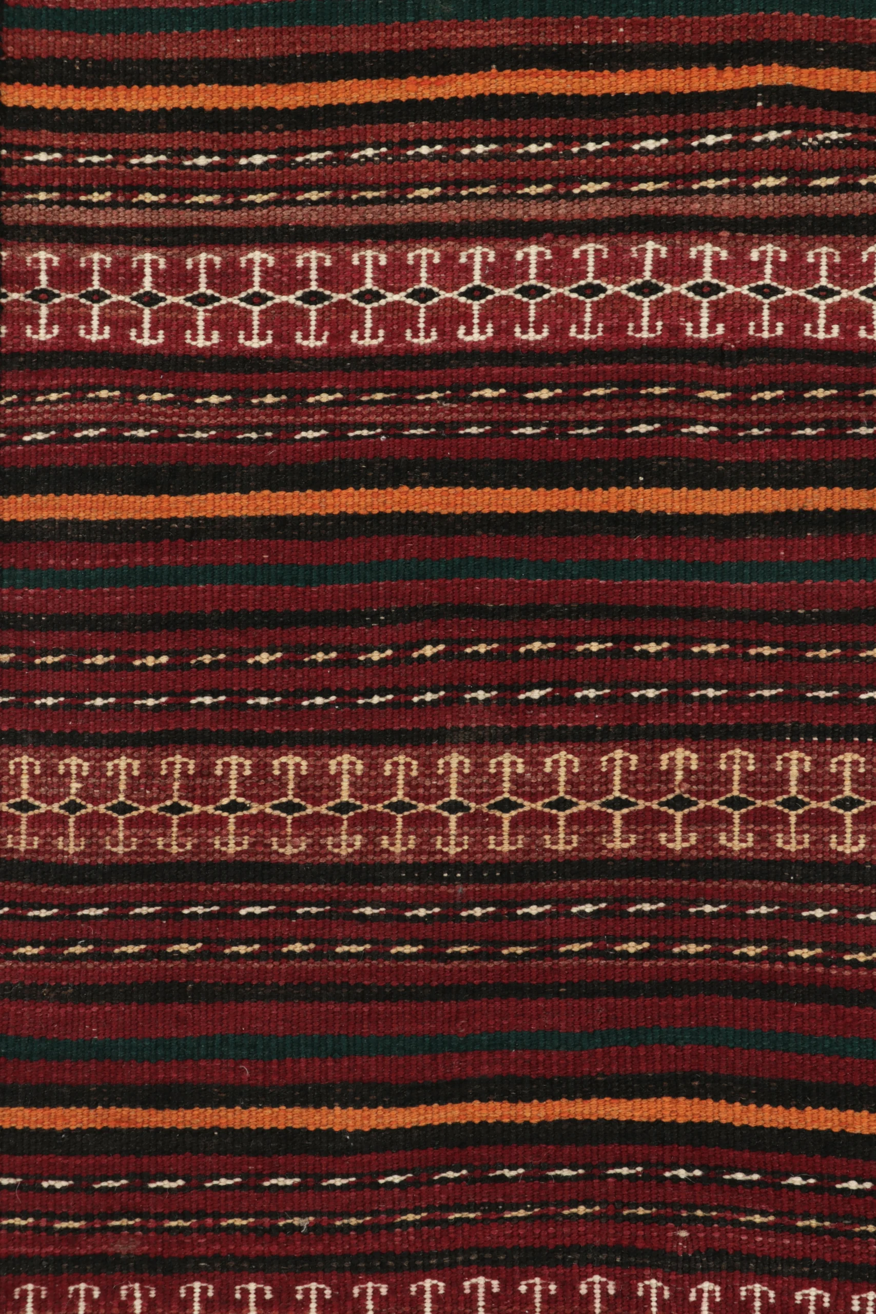 Vintage Ghochan Striped Kilim