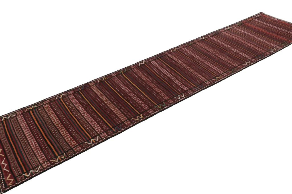 Vintage Ghochan Striped Kilim