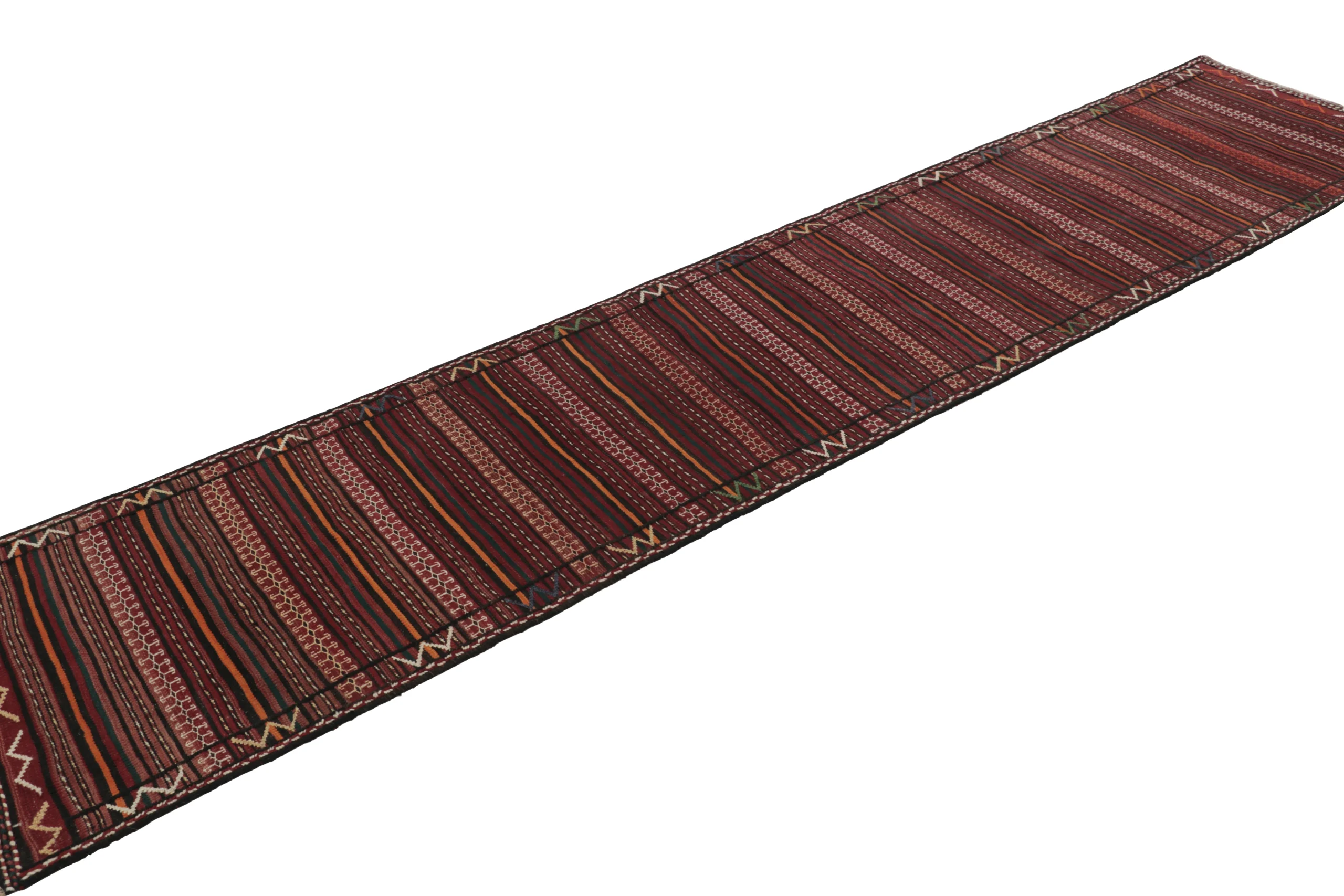 Vintage Ghochan Striped Kilim