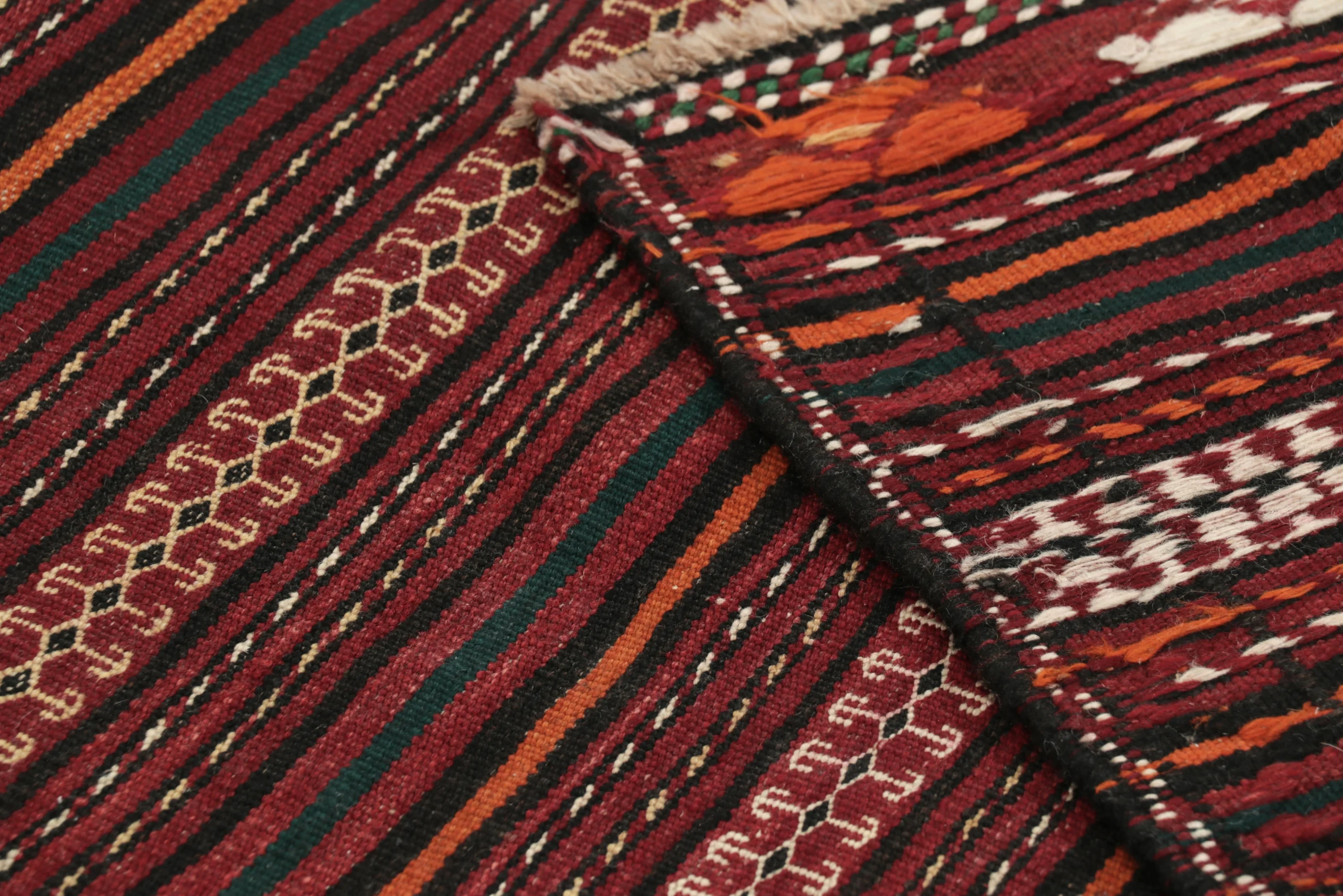 Vintage Ghochan Striped Kilim