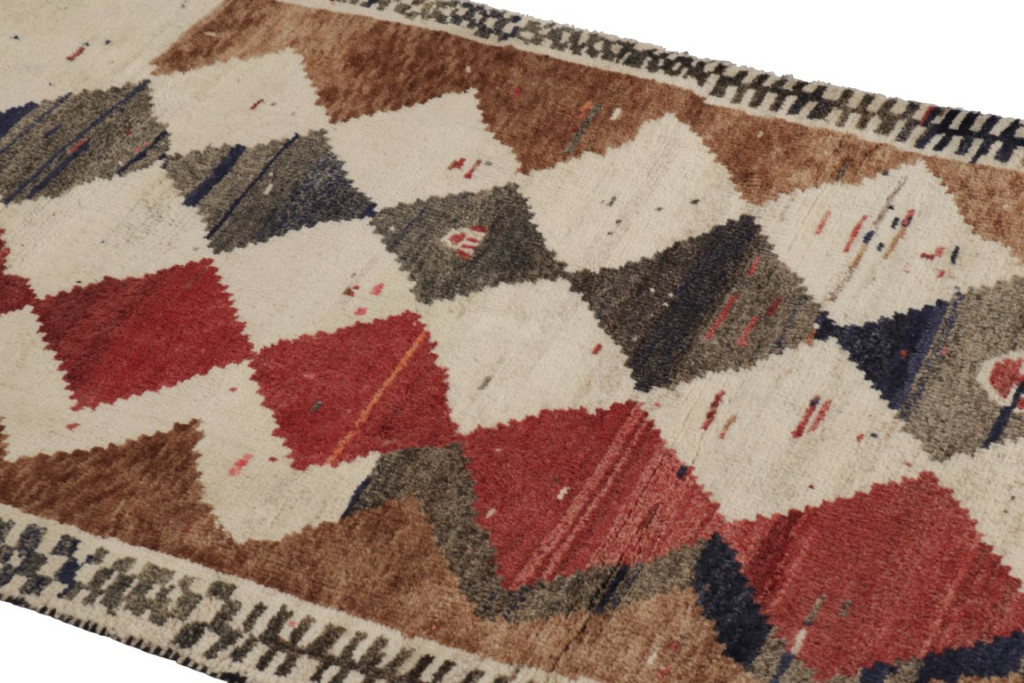 Vintage Gabbeh Geometric Rug
