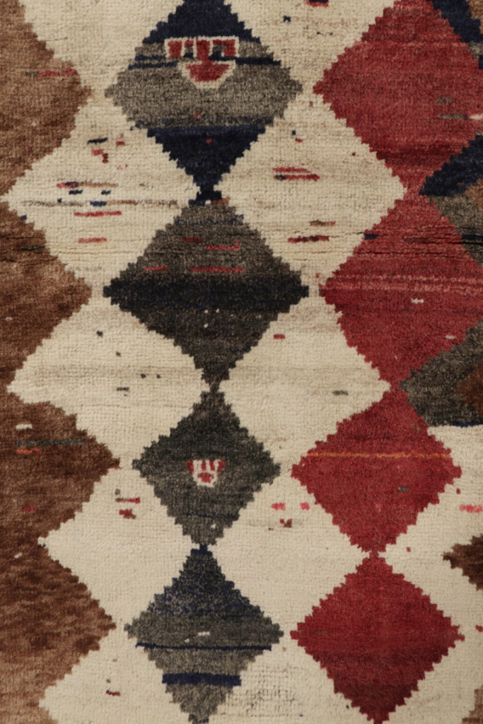 Vintage Gabbeh Geometric Rug