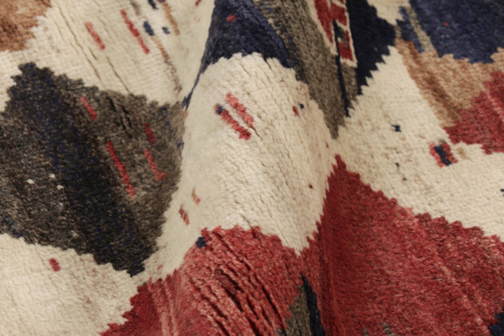 Vintage Gabbeh Geometric Rug