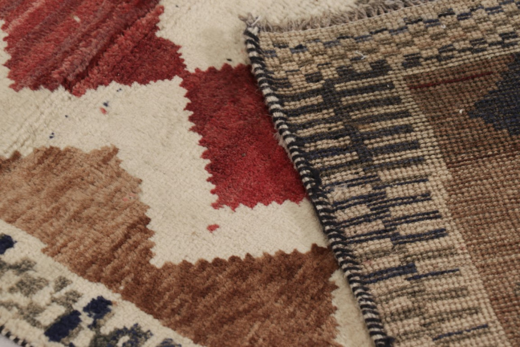 Vintage Gabbeh Geometric Rug